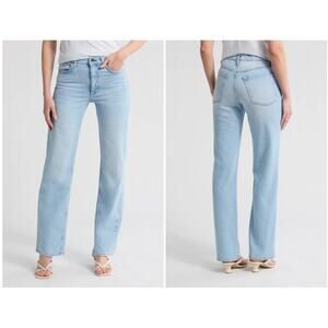 Rag & Bone Hattie Mid Rise Straight Leg Jeans NEW Size 31 Wyncote Light Wash